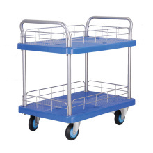 易存静音平板手推车 高负重、双扶手与静音脚轮的完美结合